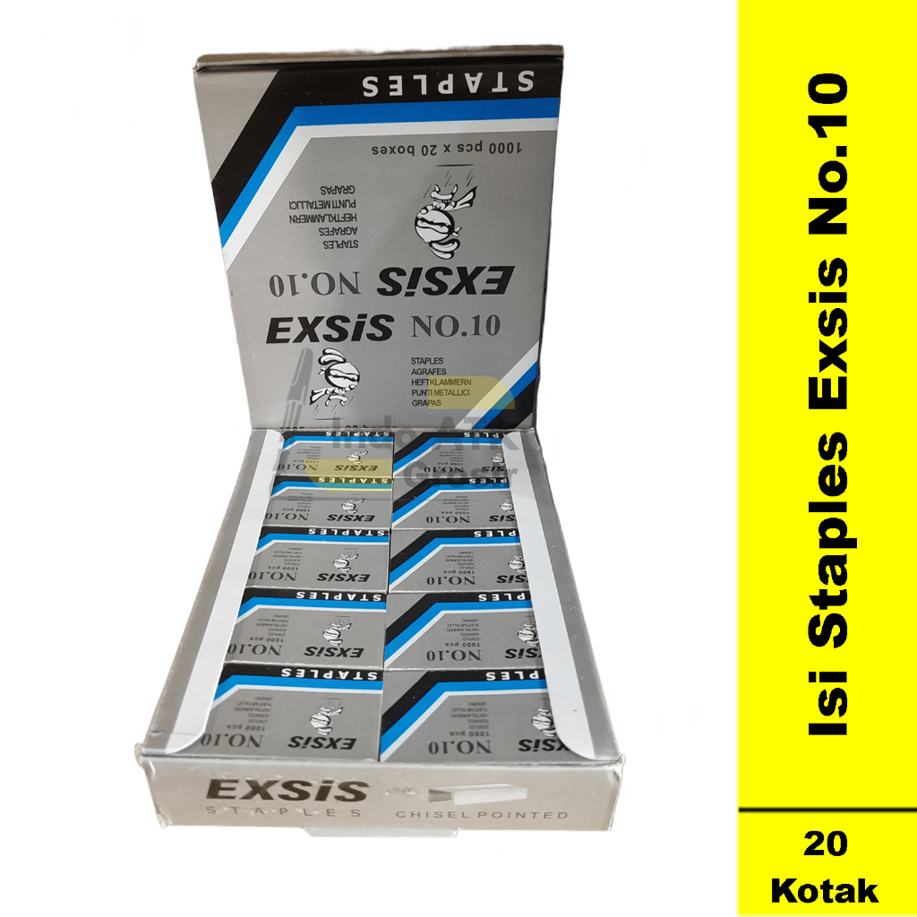 

1 Pack Isi 20 Pcs Staples EXSIS No.10 - 1M