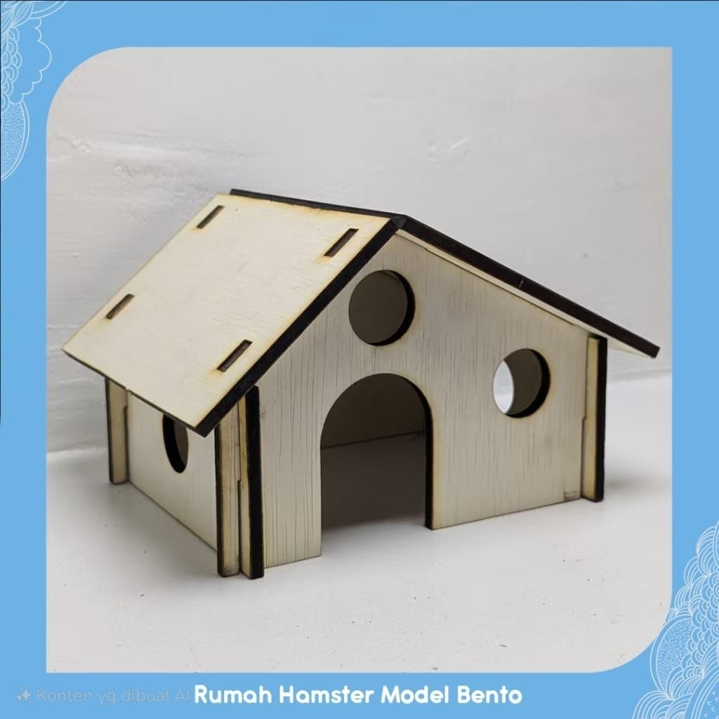 RUMAH BENTO - Rumah Gecko Hiding Cave Gecko Tempat Tidur Gecko Kandang Gecko Tempat Sembunyi Gecko R