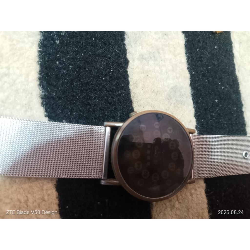 Jam tangan LED digital Binary impor