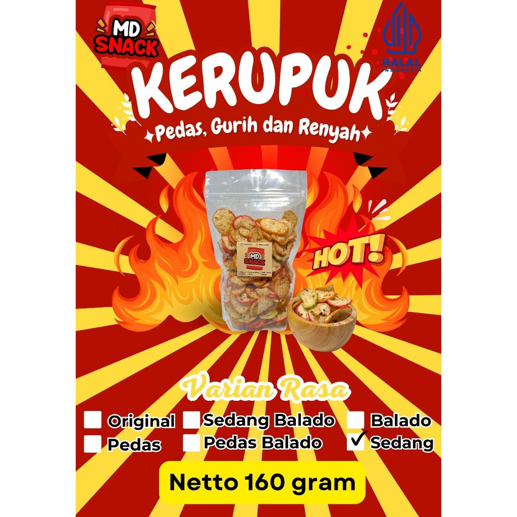 

Kerupuk Seblak 160 Gram Pedas Daun Jeruk
