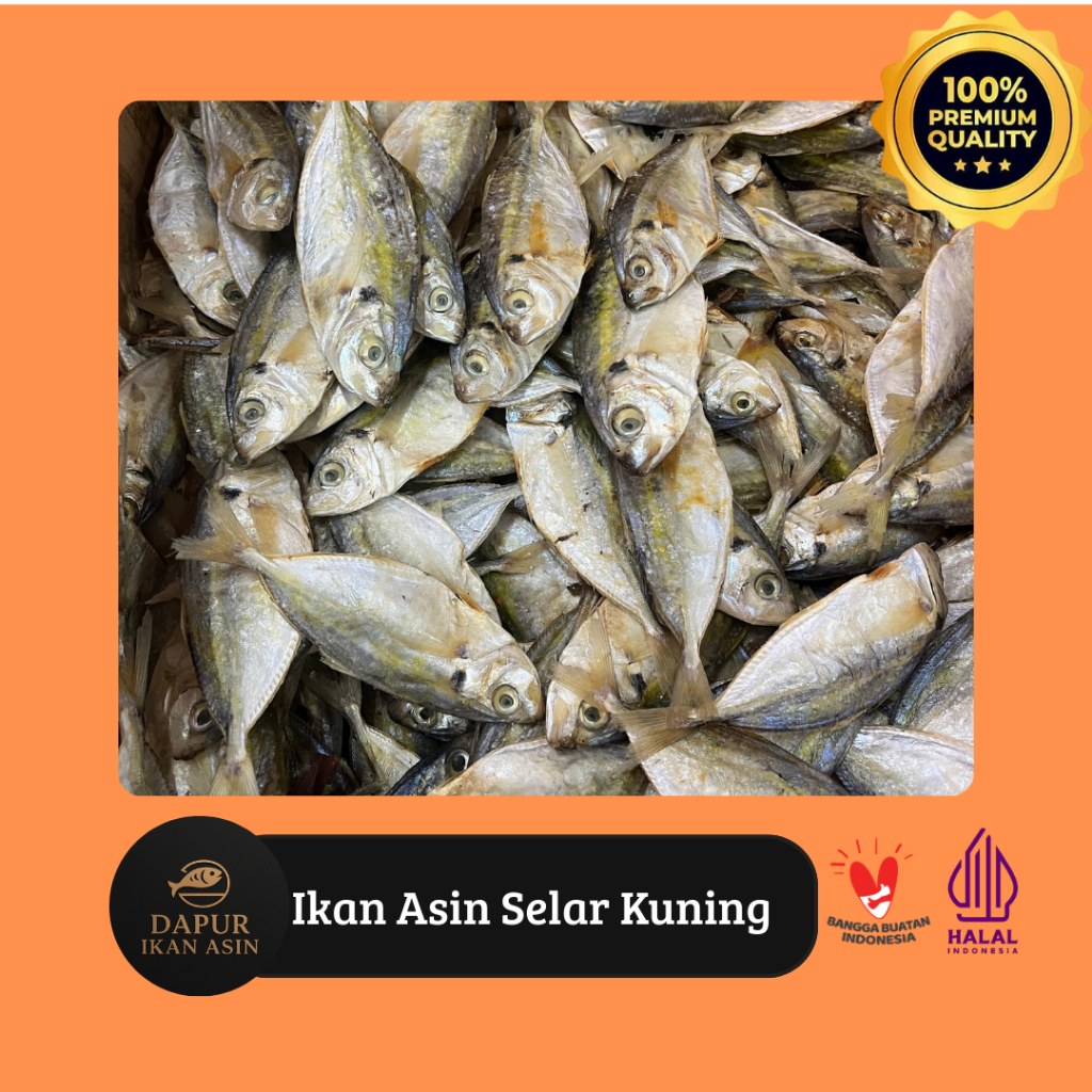 

IKAN ASIN Selar Kuning Segar Premium / Asin Selar Siap Masak