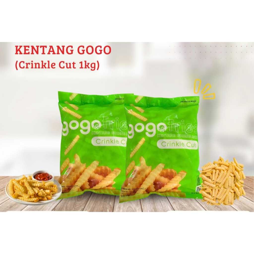 

KENTANG Gogo crinkle cut 1 kg