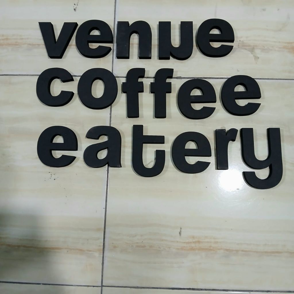 Huruf timbul eva spon tinggi 5 cm tebal 1 cm angka bahan eva spon