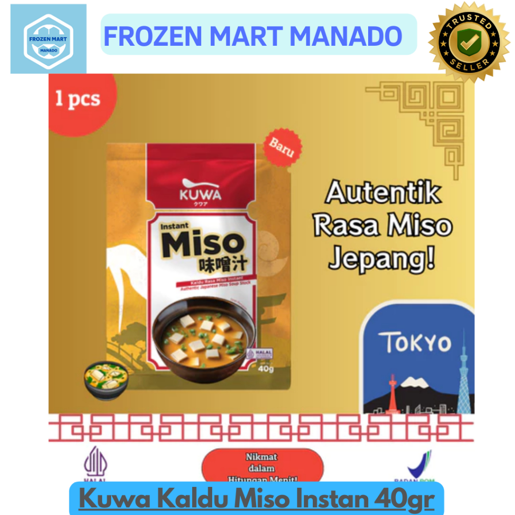 

Kuwa Kaldu Miso Instan 40gr - Frozen Mart Manado (Frozen Food Manado)