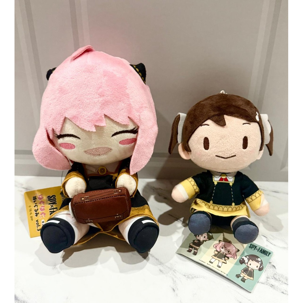 Boneka Plushie Anya Bawa Tas & Becky (Teman Anya) Spy x Family Anime Sega