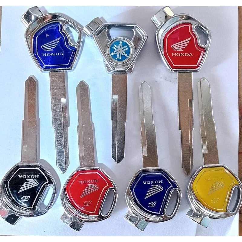 Duplikat Kunci Variasi Motor Beat, Vario, Scoopy Dll (Bahan Variasi Full Kuningan Atas Bawah)