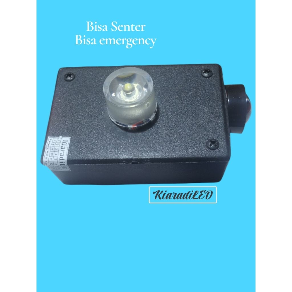 Lampu emergency 2 mode 2000 mAh senter lilin mati listrik Camping mancing keliling