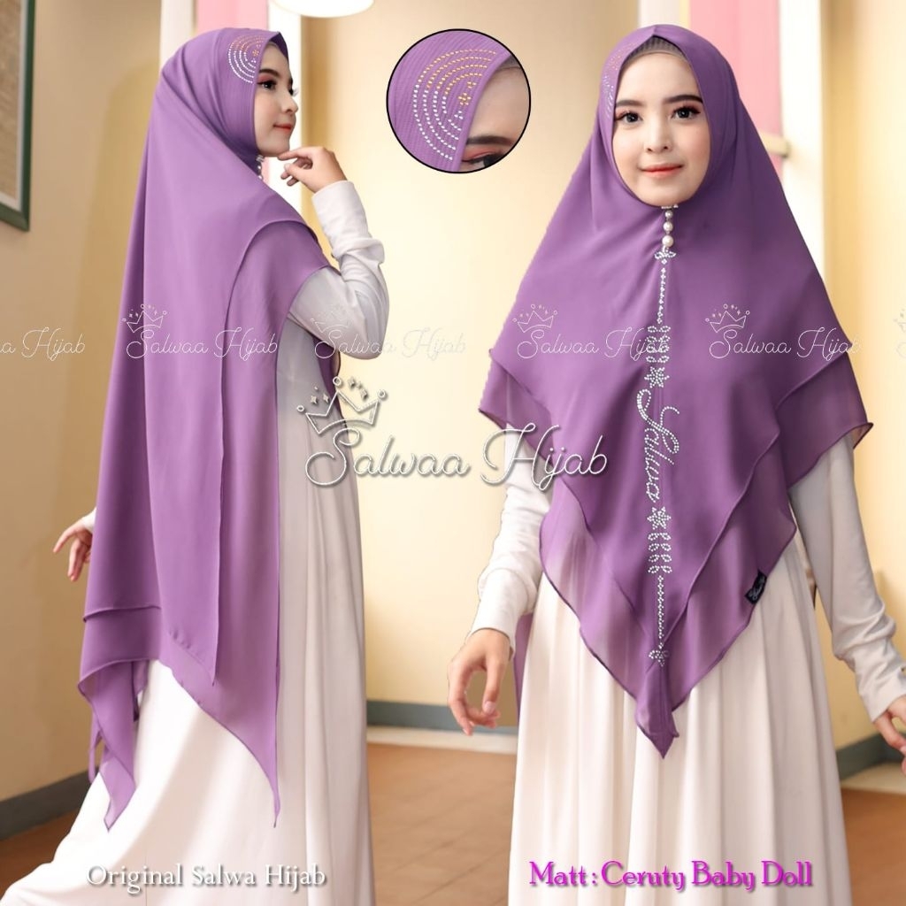 NEW,,TERBARU 2LAYER JUMBO PARI PAYET SALWA/HIJAB JUMBO PARI PAYET SALWA/KIMAR JUMBO 2LYR PARI PAYET 