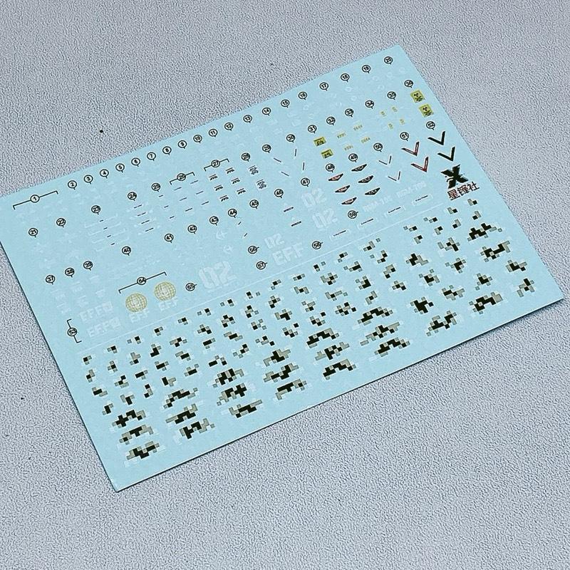 XFS HG 1:144 GM Spartan Part Water Decal