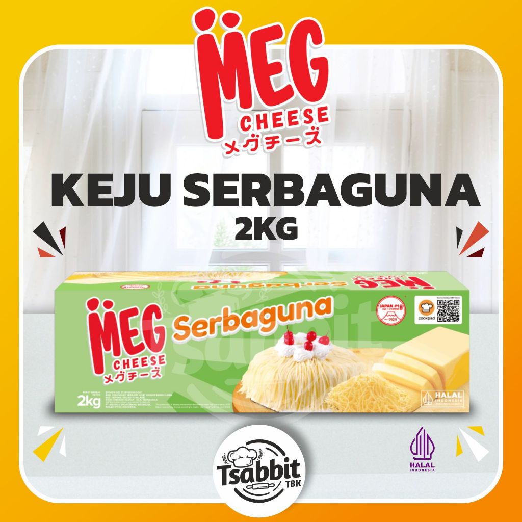 

Meg Cheese Keju Serbaguna 2KG