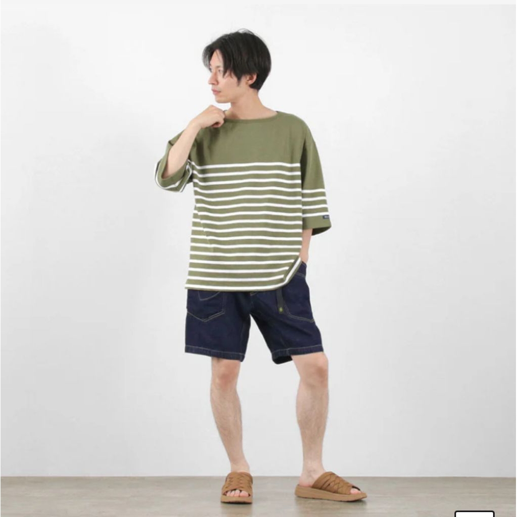 akuira - GOHEMP darak- indigo celana pendek 3/4 Nevi blue