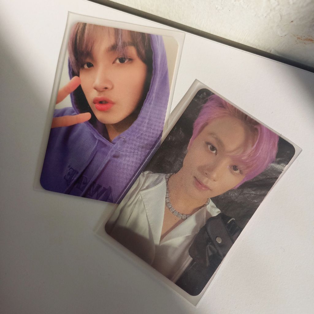 [BACA DESC] WTS HAECHAN HOODIE UNGU POUT SG PHOTOPACK CAFE FORTUNE THE LINK