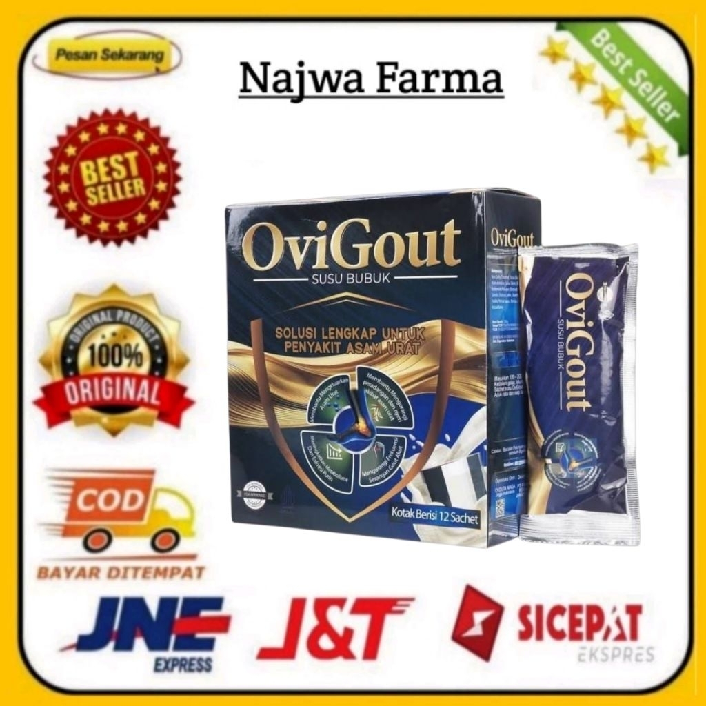 

OVIGOUT MILK SUSU OBAT ASAM URAT KOLESTROL DARAH TINGGI NYERI PADAH TULANG DAN SENDI