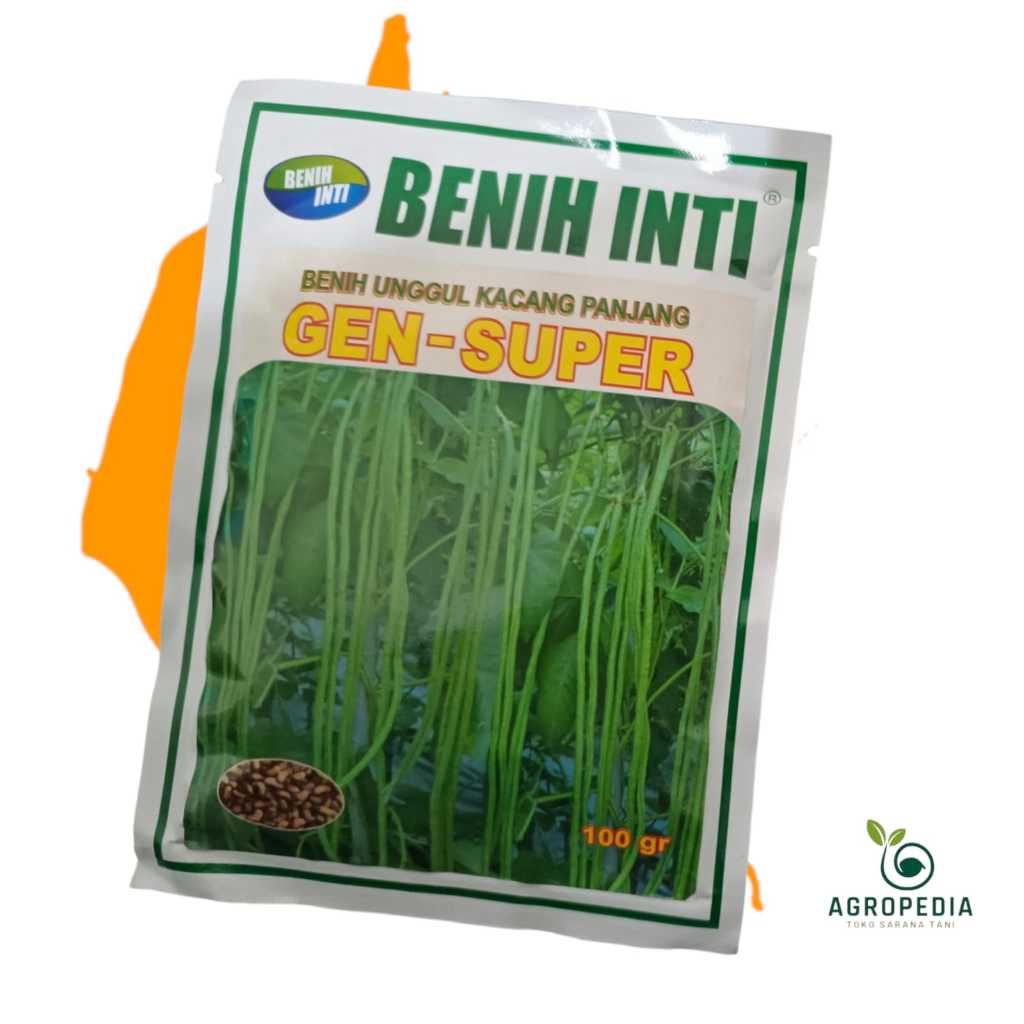 BENIH KACANG PANJANG GEN SUPER – 100 gr (BENIH INTI) – BERBUAH PADAT LEBAT DENGAN ANTI VIRUS GEMINI