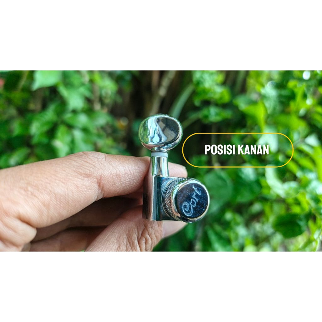 Dryer Gitar Cort Locking tuner Eceran kanan / Kiri