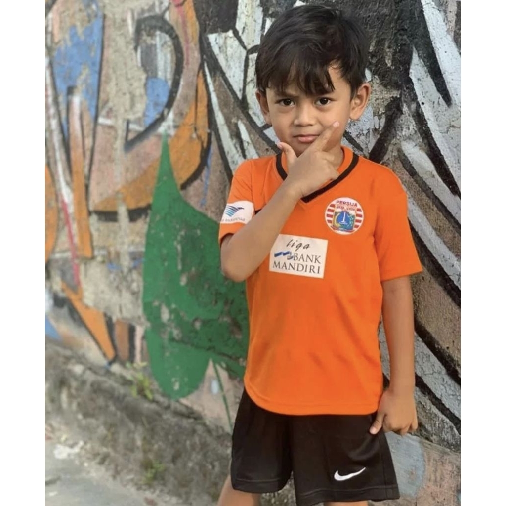 [ READY SIAP KIRIM ] JERSEY PERSIJA ANAK ANAK SETELAN HOME 2001