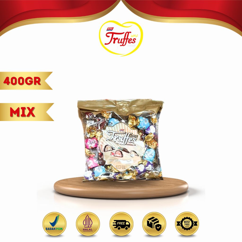 

coklat arab truffes 400gr - oleh-oleh haji umroh asli turki lumer premium kekinian
