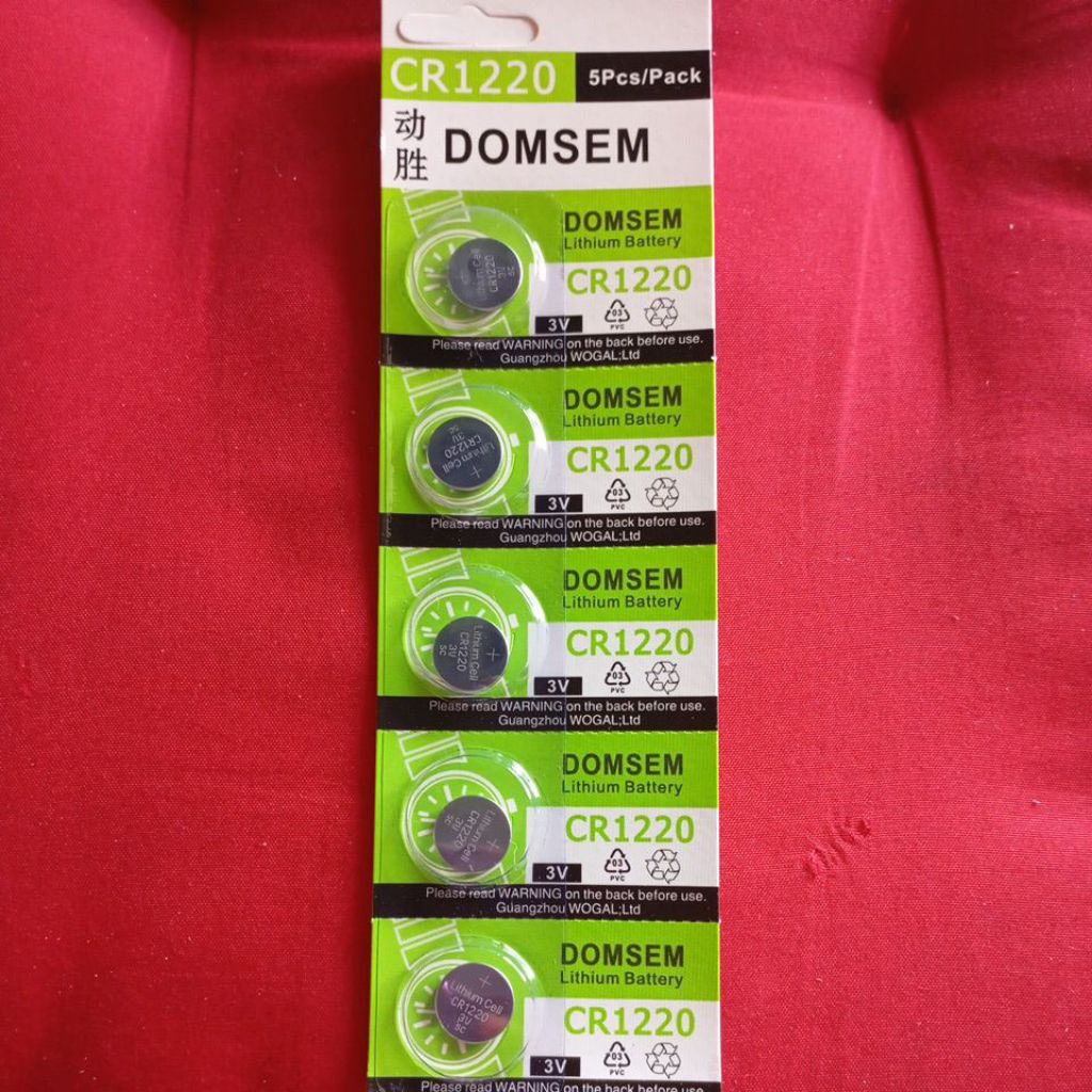 BATERAI CR1220 LITHIUM CR 1220 / 3V / BATRAI / CR1220 (CMS)