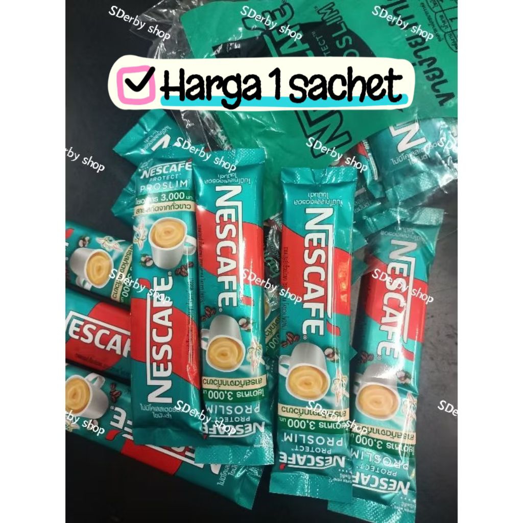 

Nes_cafe Protect Proslim Coffee Thai land Kopi Instant 3in1 ecer 1 sachet