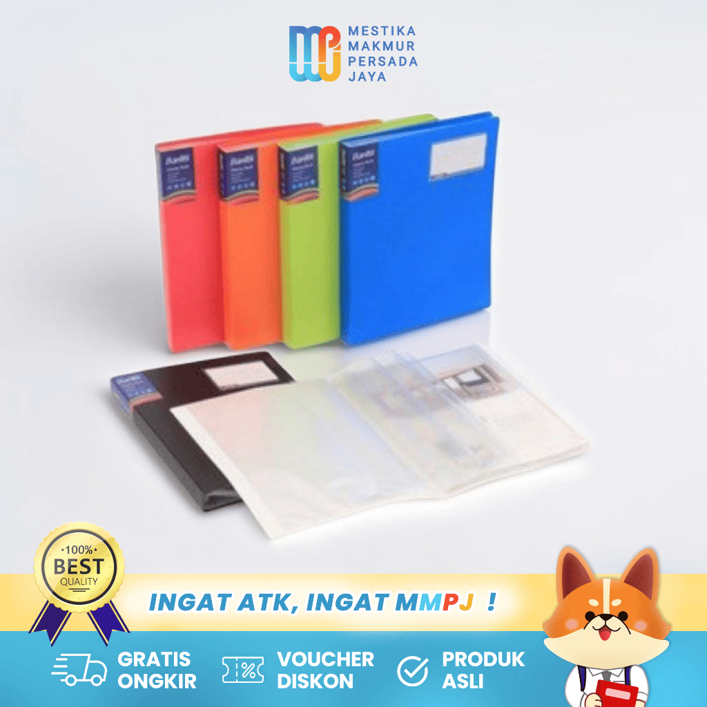 

Bantex Display Book / Map File Dokumen A4 60 Pocket 3147