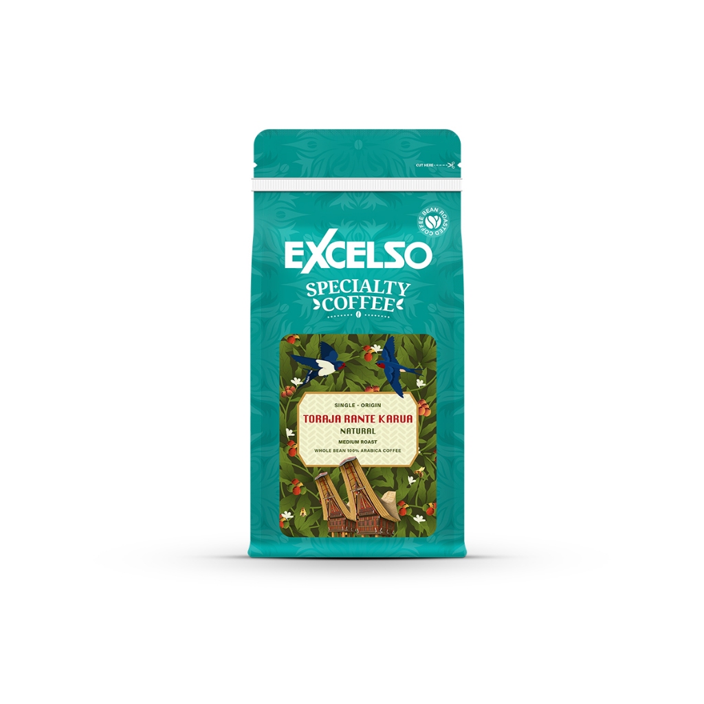 

Excelso Specialty Coffee Toraja Rante Karua Natural Process Beans 100Gr