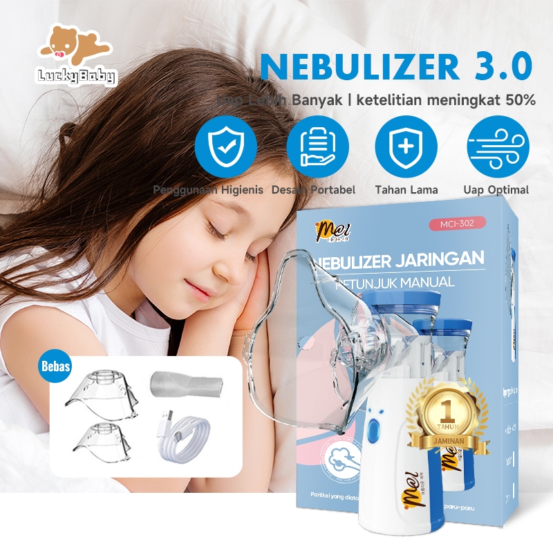 MCI Terapi Pernafasan Nebulizer Asma Alat Terapi Pernapasan Handheld Inhaler Nebulizer Machine Alat 