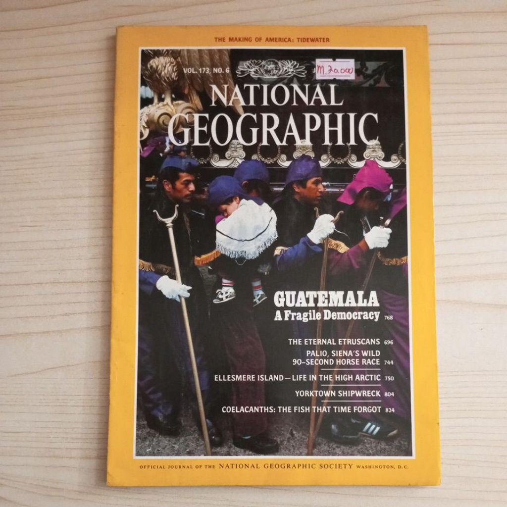 MAJALAH NATIONAL GEOGRAPHIC JUNE 1988