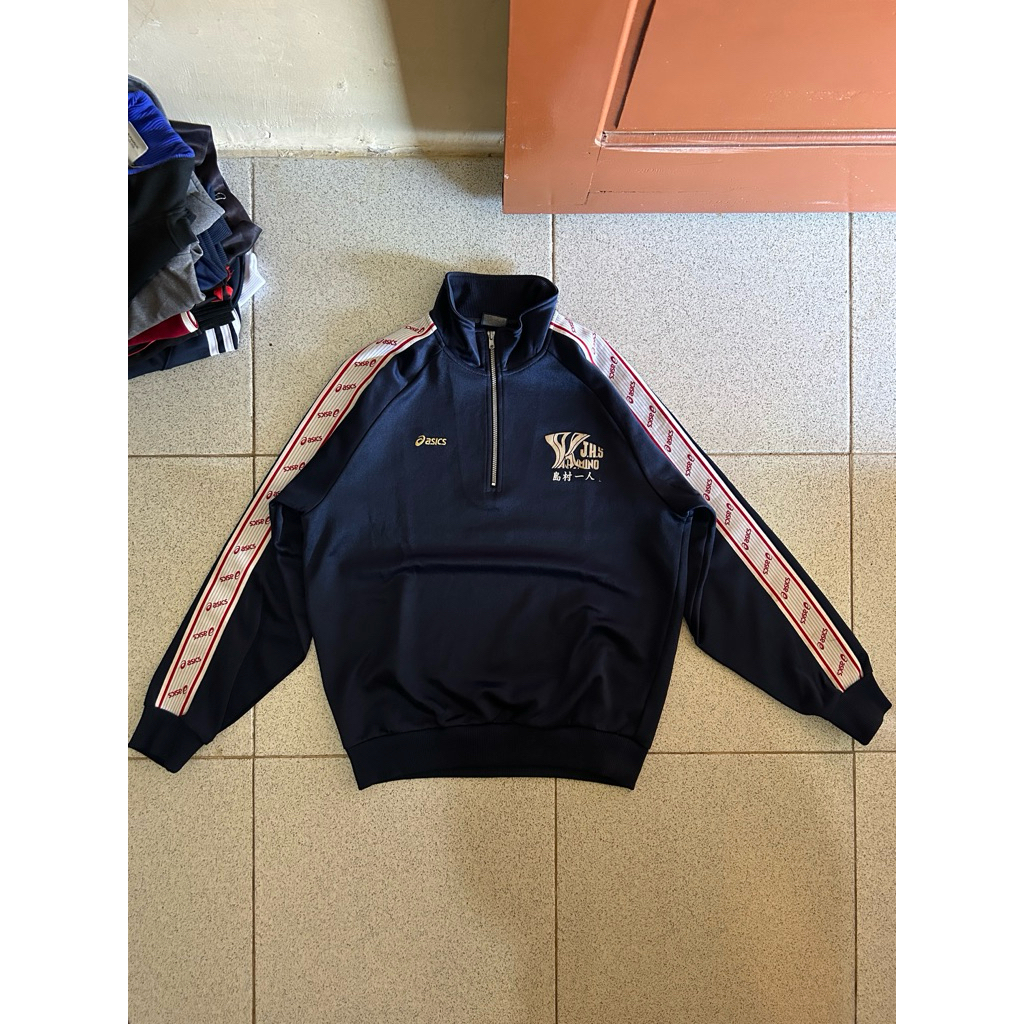 tracktop asics tapped halfzip