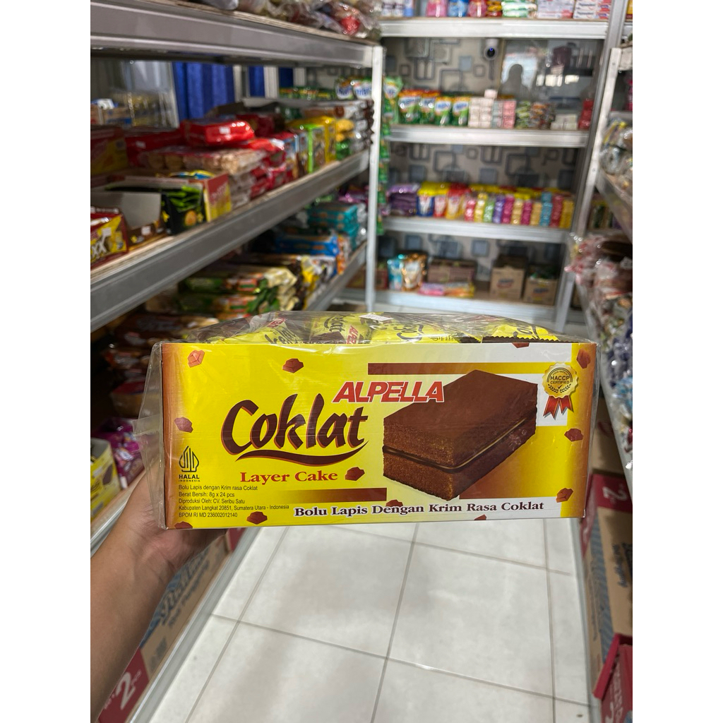 

ALPELLA BOLU LAPIS COKLAT 24 x 8gr