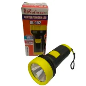 Rolinson senter tangan led 10 w let / 3 volt + 2 batrai abc