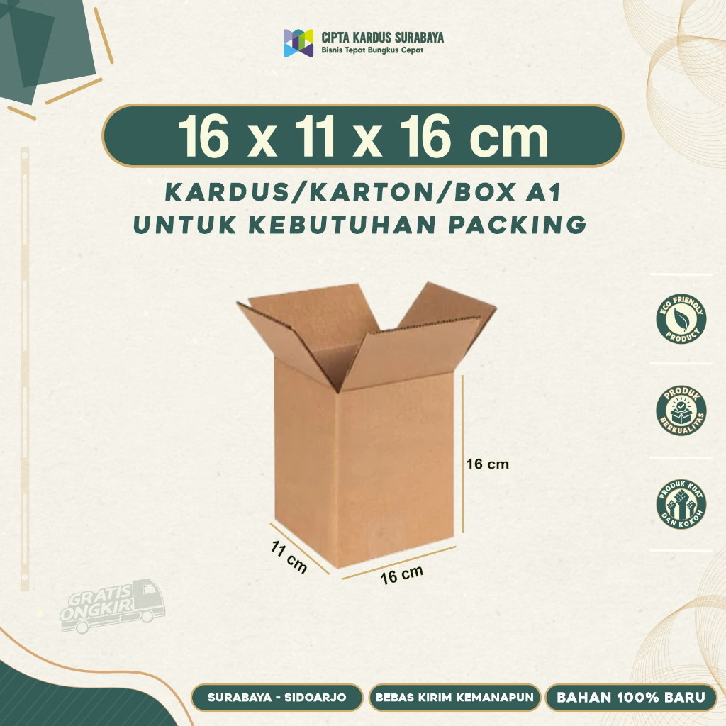 

Box Packing 16x11x16 | Kardus Packing | Karton Packing