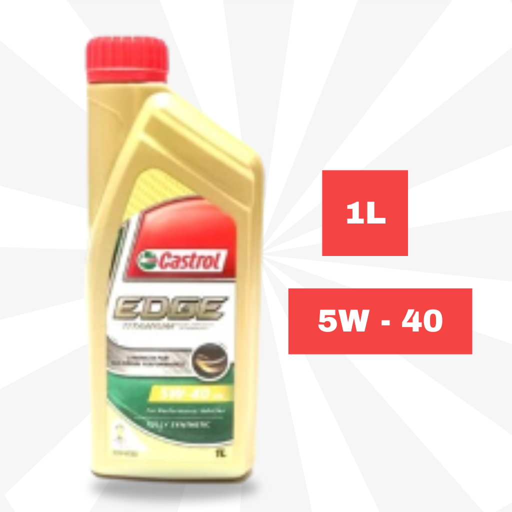 Castrol EDGE 5W-40 Fully Synthetic - Engine Oil Mobil Performa Tinggi