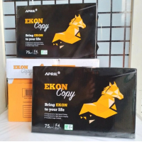 

Ekon Copy Paper Kertas HVS Folio F4 75 gsm 1 BOX Instant / Sameday 1box isi 5 rim