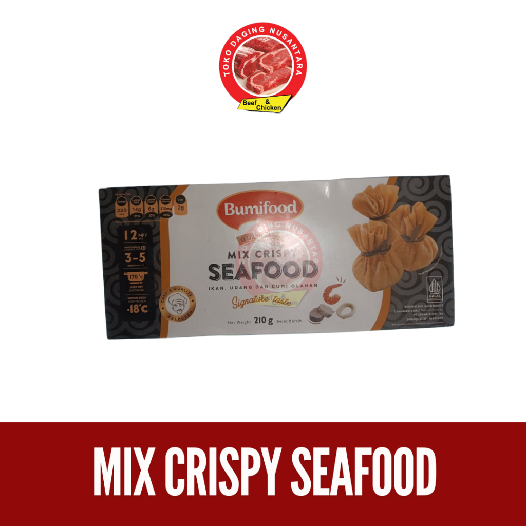 

Bumifood Mix Crispy Seafood 210 Gram