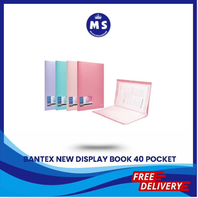 

BANTEX NEW DISPLAY BOOK 40 POCKET BF4107