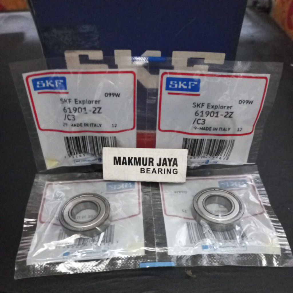 BEARING 61901 2Z C3 / 61901 ZZ C3 / 6901 ZZ C3 SKF