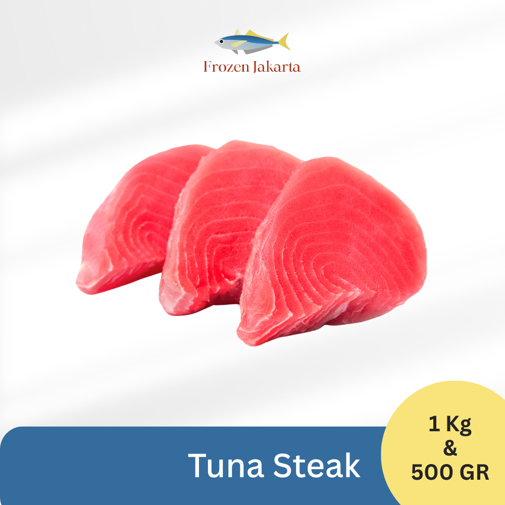 

Tuna Steak Frozen Jakarta 1kg & 500gr Fresh Premium Beku Wajib Menggunakan Gosend/Grab Express