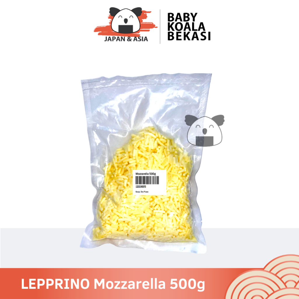 

LEPPRINO Keju Mozzarella Shredded 500 g Halal │ Import America -BKB