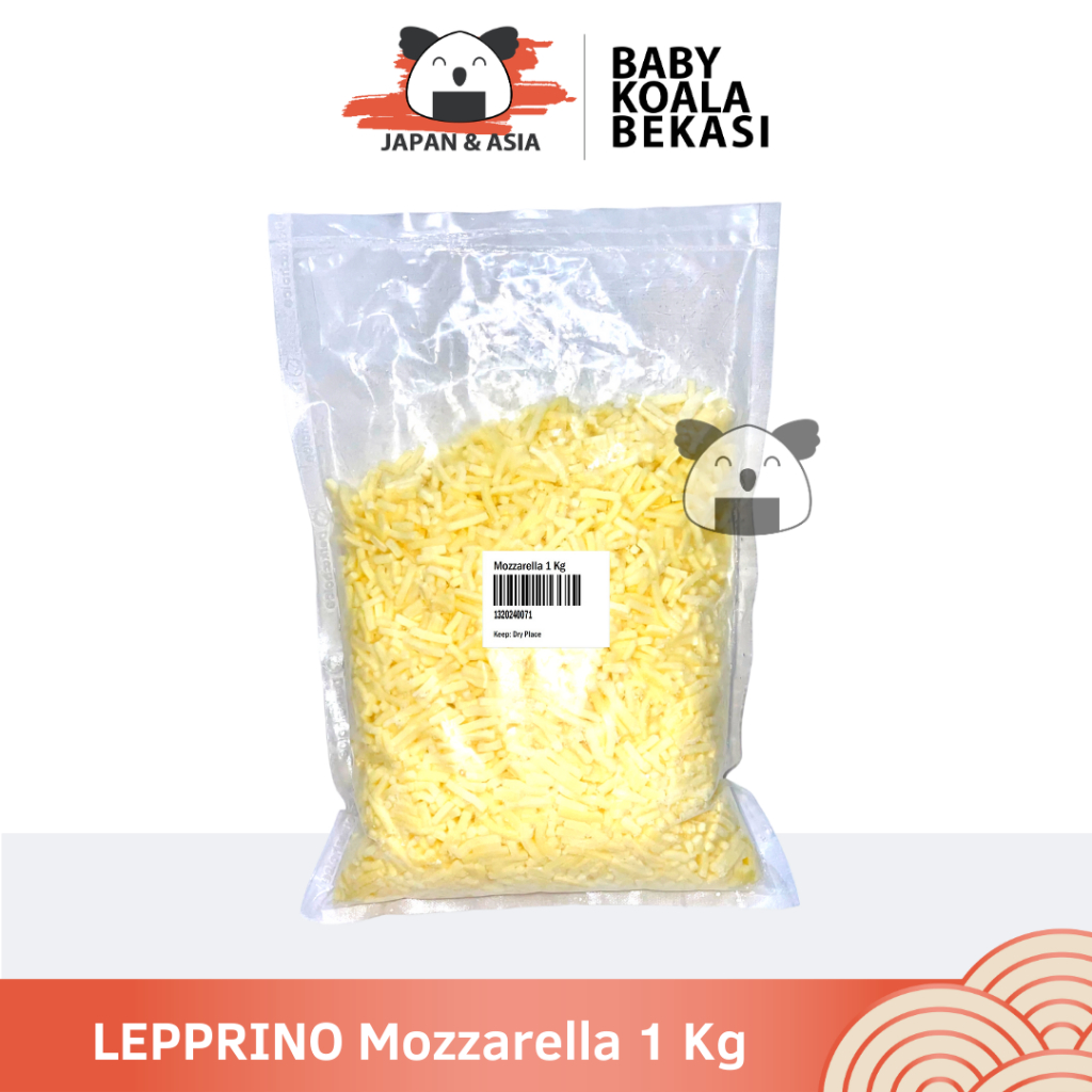 

LEPPRINO Keju Mozzarella Shredded 1 Kg Halal │ Import America -BKB