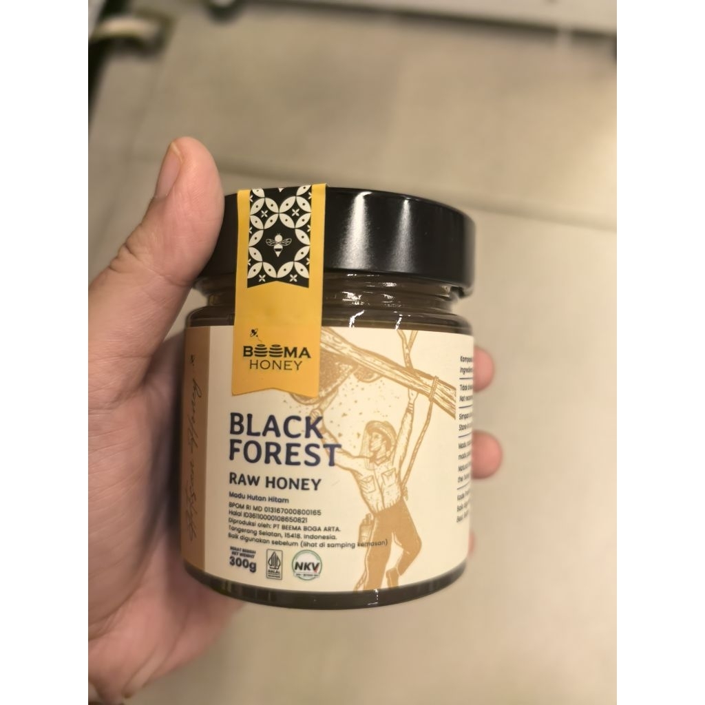 

BEEMA HONEY BLACK FOREST. MADU HUTAN ORGANIK BLACK FOREST RAW HONEY-300GR.