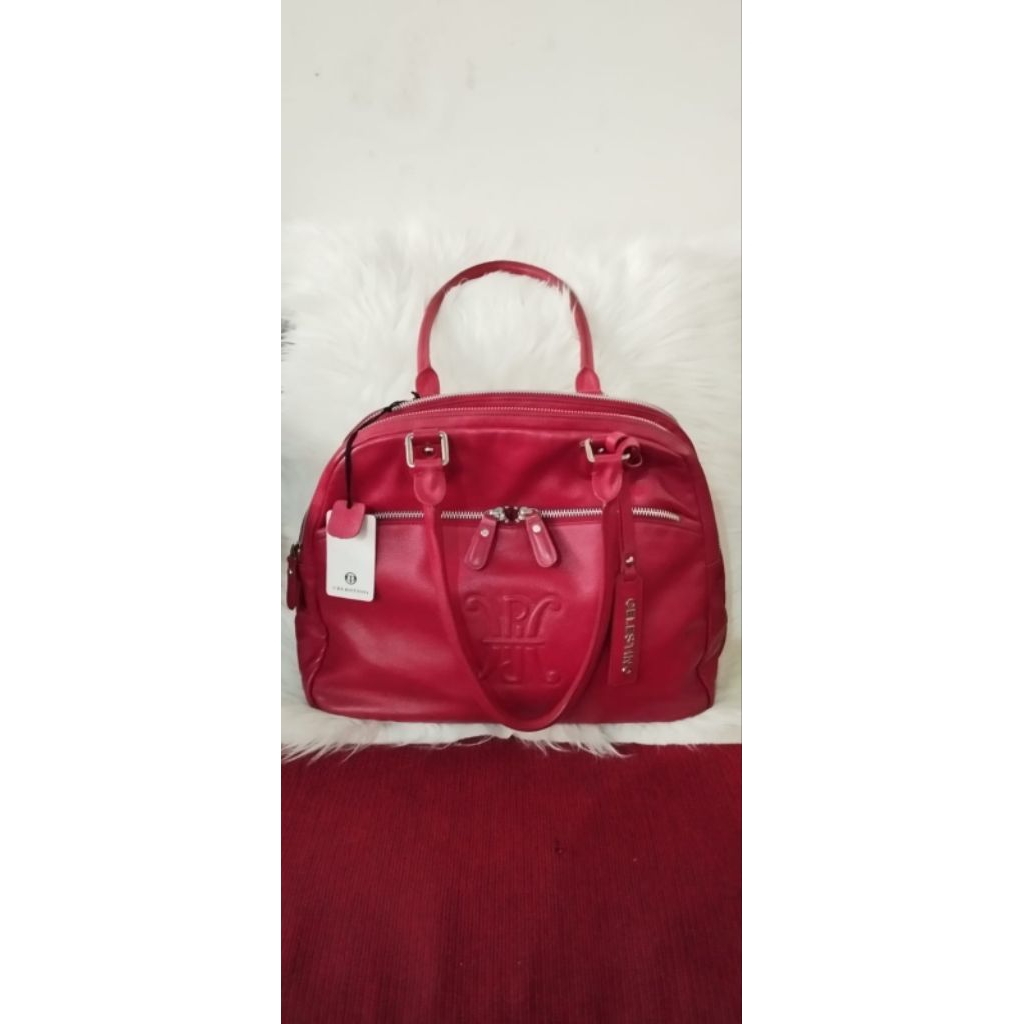 Preloved Tas Kulit Wanita Celestino Ori