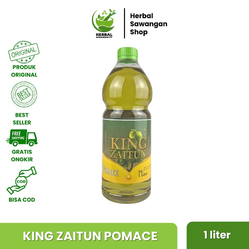 

Minyak Zaitun King Zaitun Pomace 1 Liter Pengganti Minyak Goreng Lebih sehat