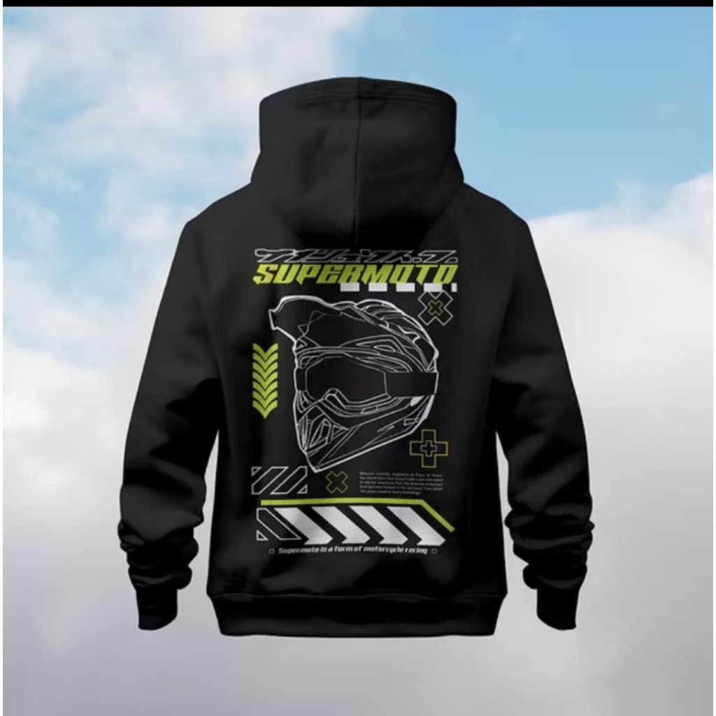 sweatter Hoodie sunmori rider supermoto