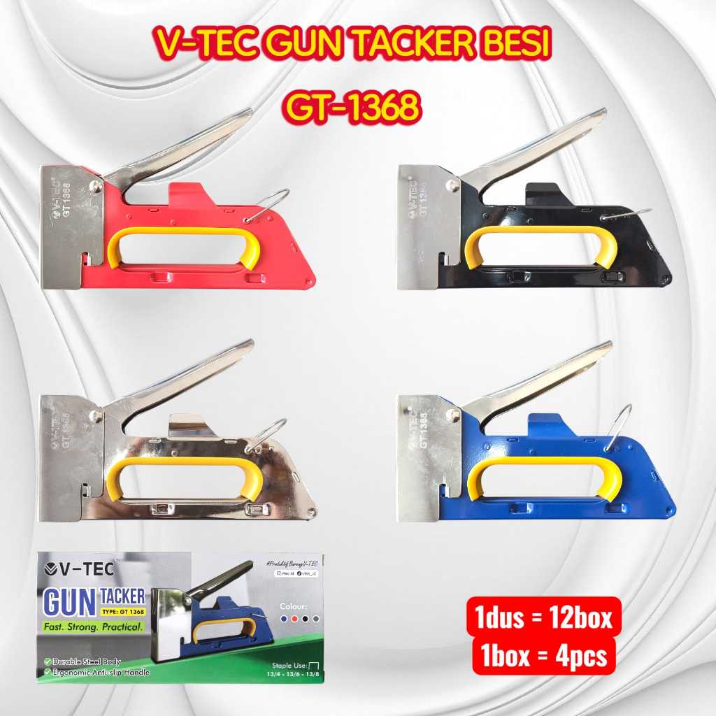 

{V-TEC}Gun tacker besi GT-1368