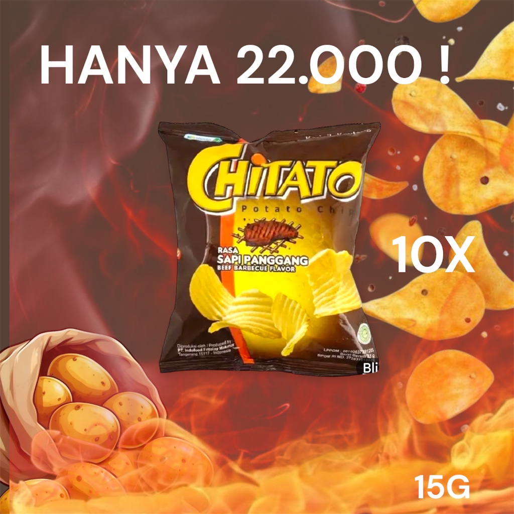 

CHITATO LITE Potato Snack ISI 10PCS