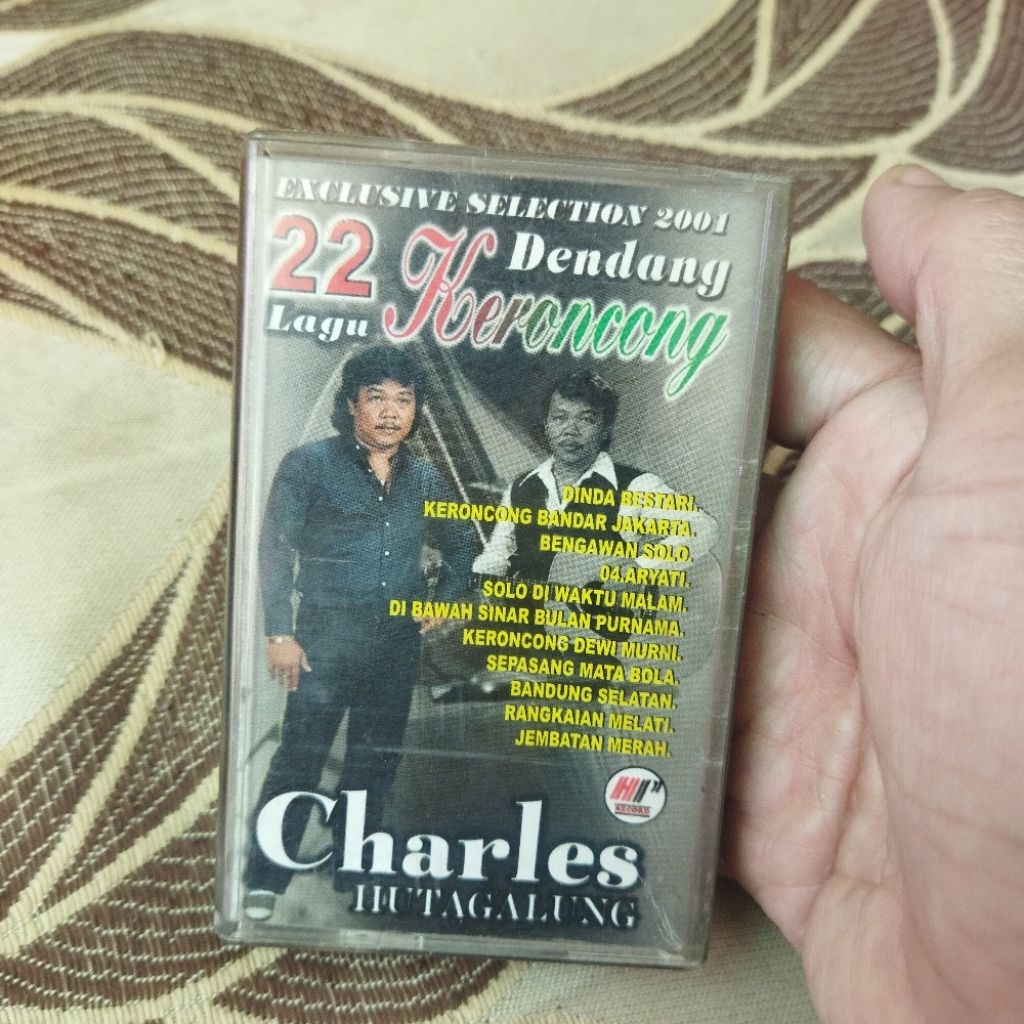 Kaset Charles Hutagalung | 22 lagu dendang keroncong