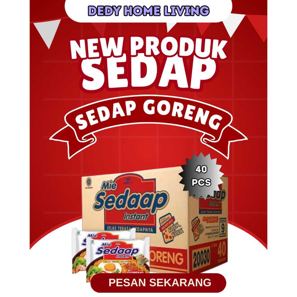 

MIE SEDAAP GORENG1 KARTON ISI 40 PCS