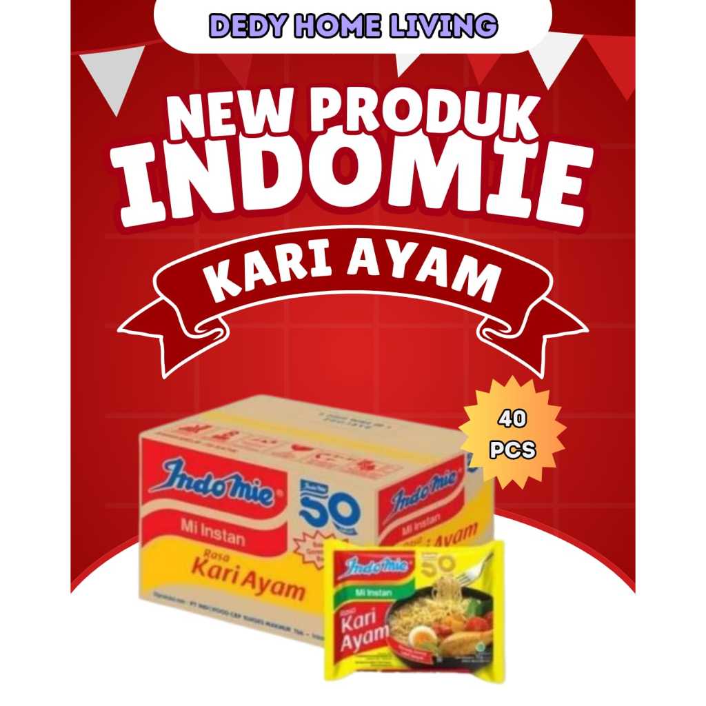 

INDOMIE RASA KARI AYAM 1 DUS ISI 40