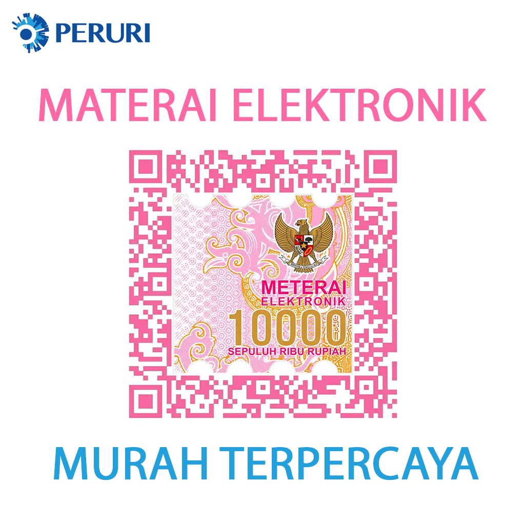 

[MURAH] E-Materai 10.000 RESMI/ASLI PERURI | Untuk Dokumen CPNS/PPPK/Sekdin & Dokumen Digital Lain