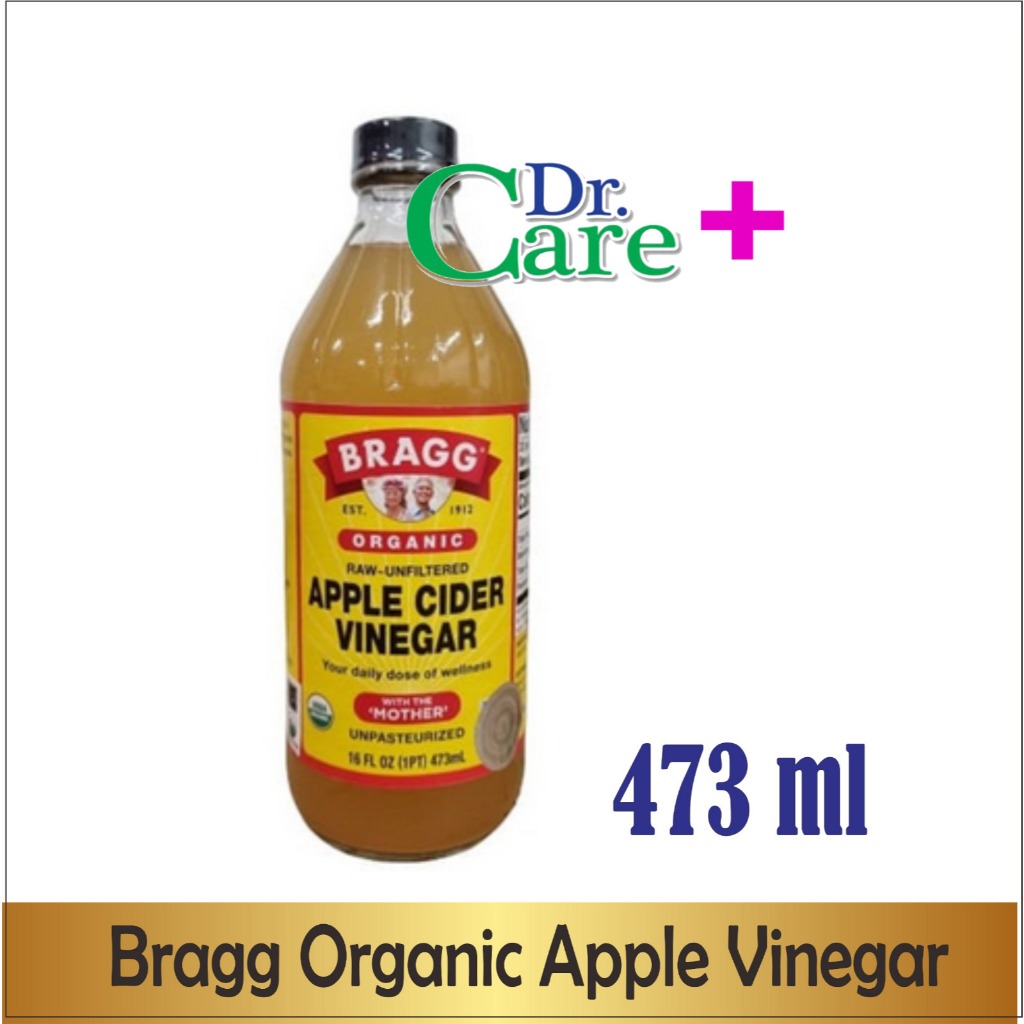 

Bragg Organic Apple Cider Vinegar with The Mother Raw - Unfiltered 473 ml
